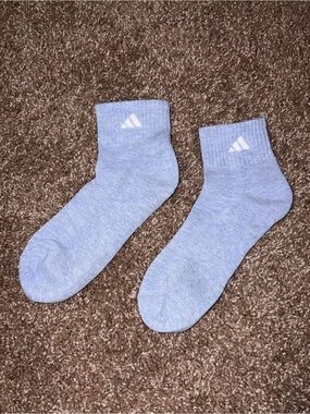 NWOT Adidas Light Blue Ankle Socks